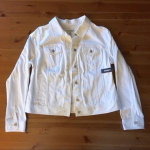 NWT White Jean Jacket